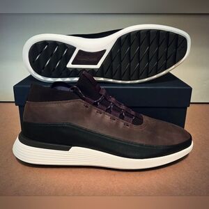 $295 MSRP NEW Men's 11.5 Wolf & Shepherd Crossover mid WTZ Italian leather Boots